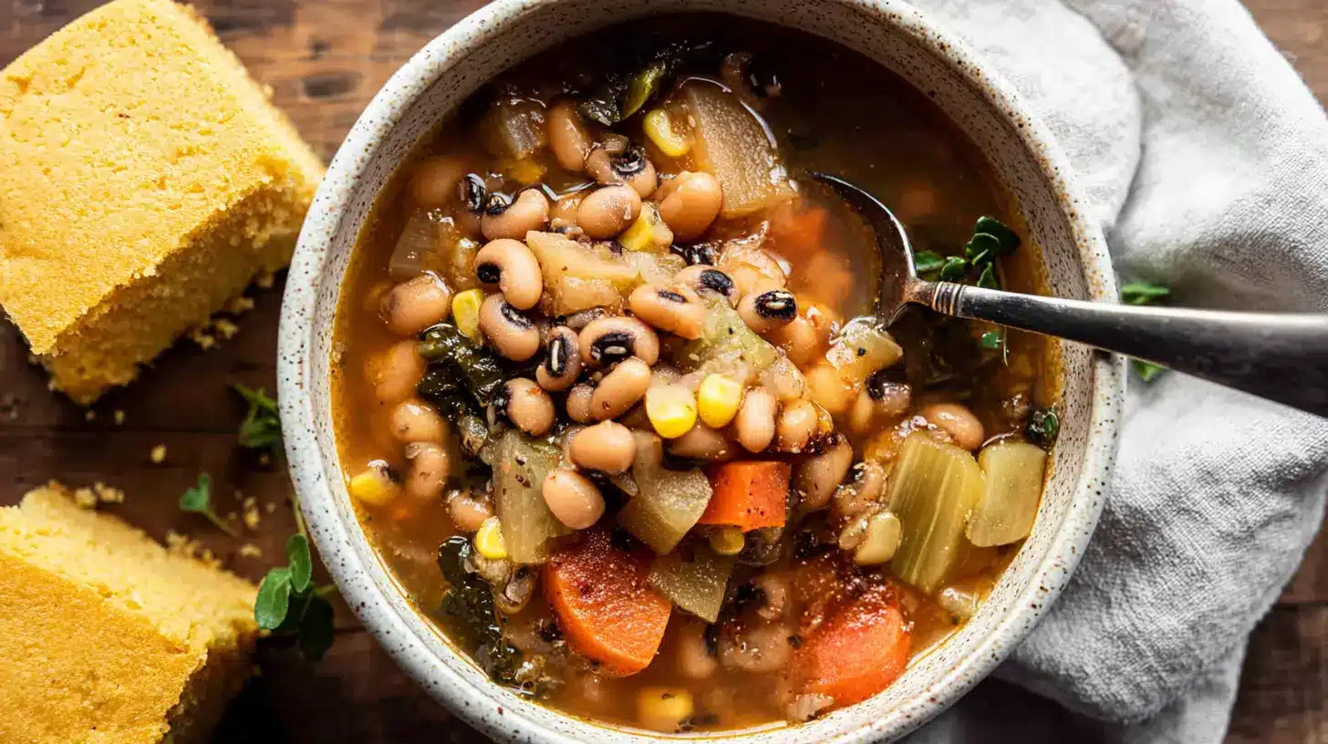 Hearty & Easy Blackeyed Pea Soup Recipe
