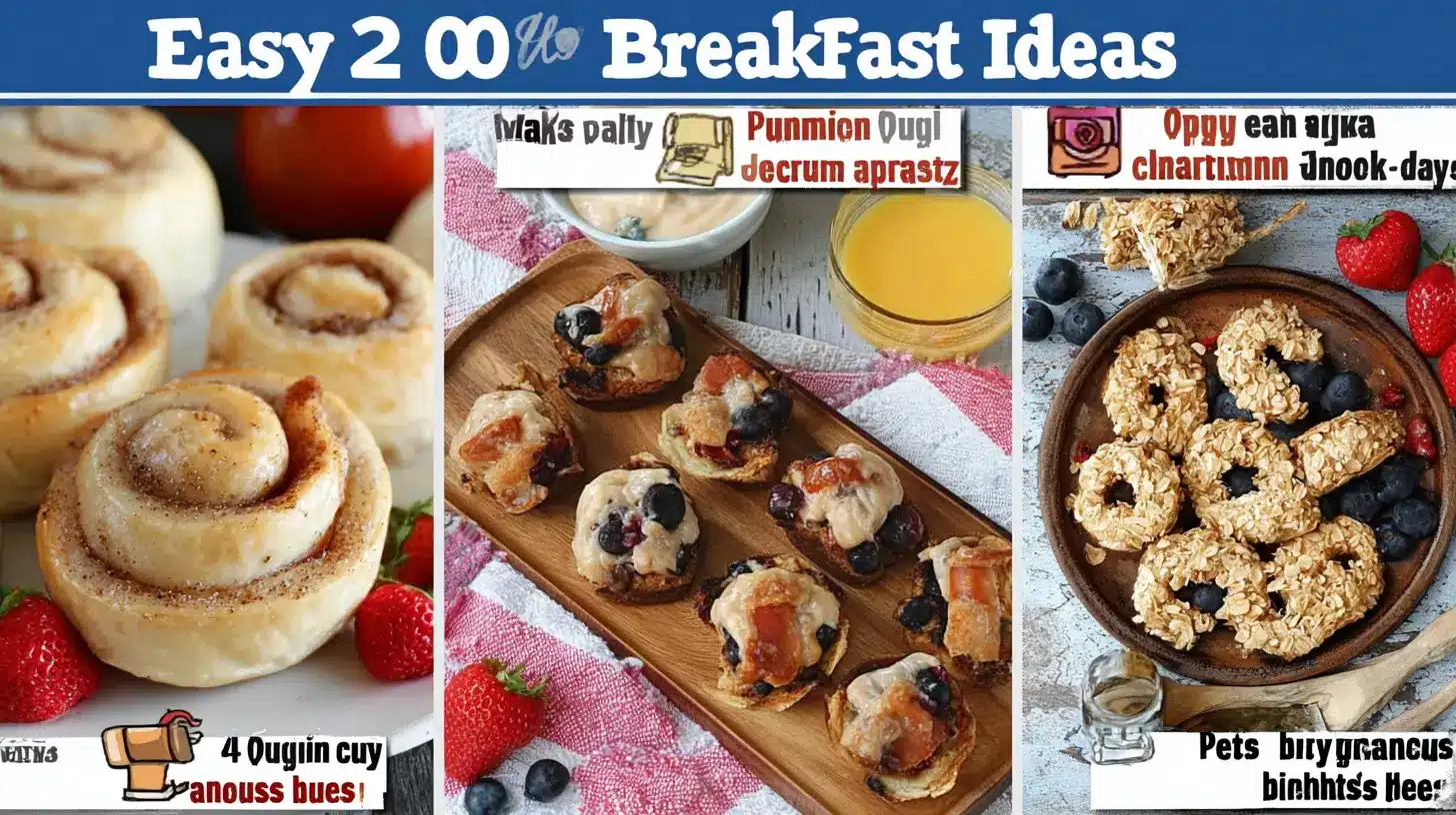 Fluffy Blueberry Pancakes: Your Go-To Easy Breakfast Idea