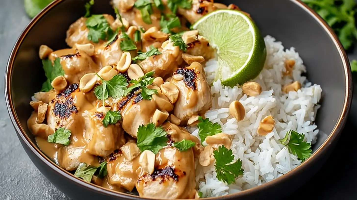 Irresistible Thai Peanut Chicken: Quick Dinner Delight