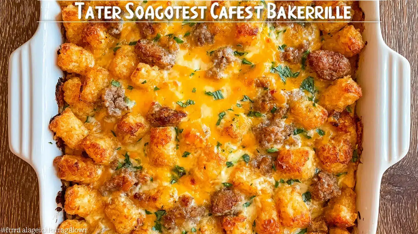 Tater Tot Sausage Breakfast Casserole